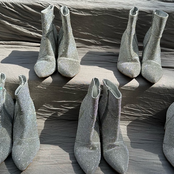 RHINESTONE ANKLE BOOT | FOREVER BRAND | SIZES 8 - 10 - Picture 5 of 6